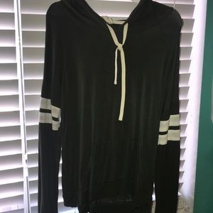 Long sleeve hooded shirt